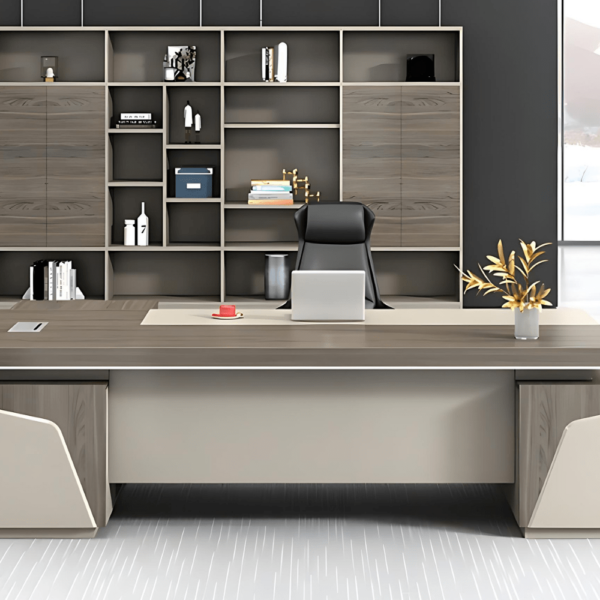 Bureau NEW MILAN : Bureau de direction à la modernité italienne, idéal pour les dirigeants qui aiment le style et la mode